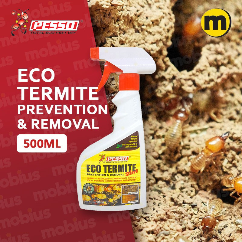 Kleenso Pesso 2 in 1 Eco Termite Prevention and Removal Spray 500ML Pencegahan & Pembuangan Anai-anai Semburan Cecair