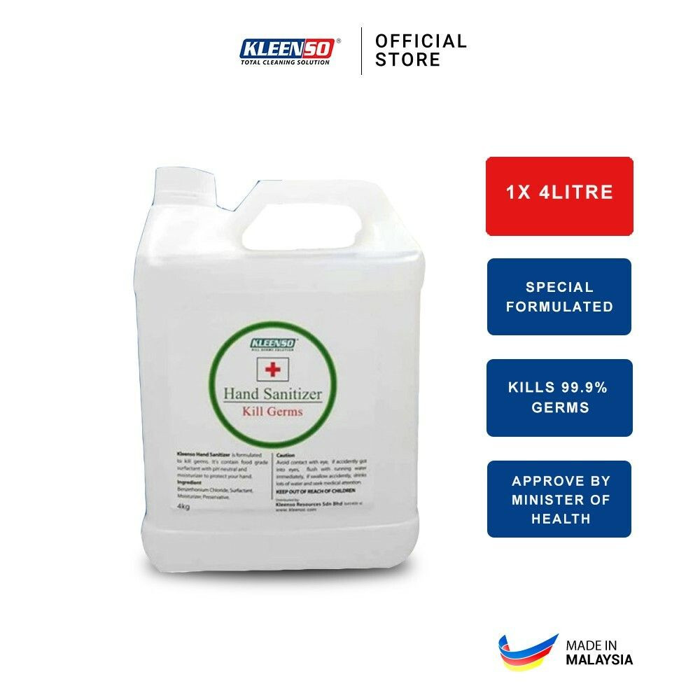 Kleenso Hand Sanitizer 4L - Image 2