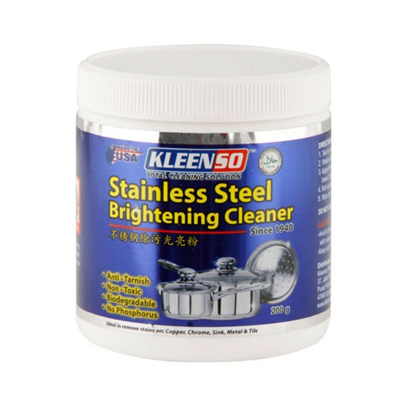 Kleenso Stainless Steel Brightening Cleaner 200g - Image 4