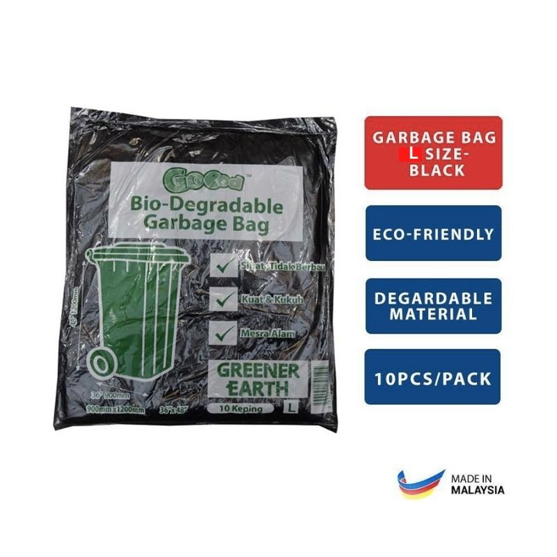 Kleenso Ordinary Garbage Bag M/L Size - Black - Image 3