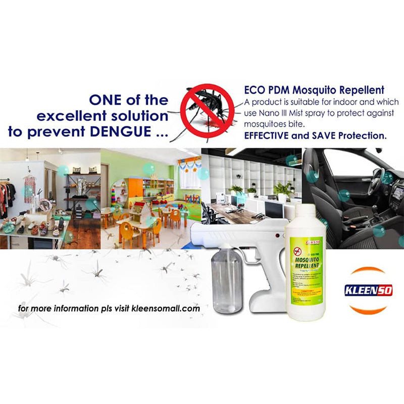 KLEENSO ECO PMD MOSQUITO REPELLENT Fogging Solution 1L - Image 2