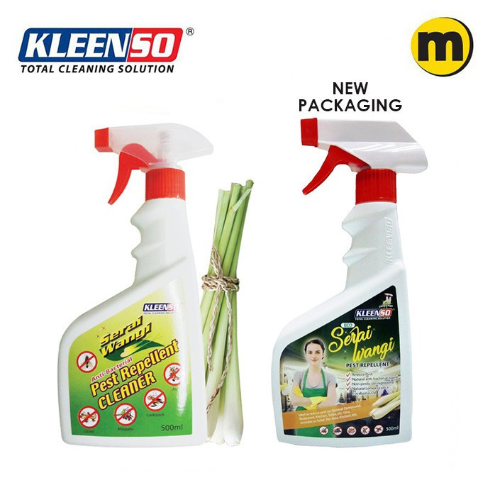 Kleenso Pest Repellent Cleaner Anti Bacterial Spray 500ML Pest Control Serai Wangi Anti Bakteria Semburan Cecair - Image 3