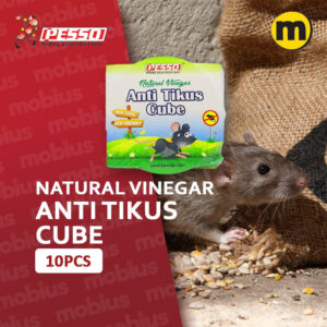 Kleenso Pesso Eco Natural Vinegar Anti Tikus Rat Cube Wax Non Toxic Kiub Penghalau Halau Tikus