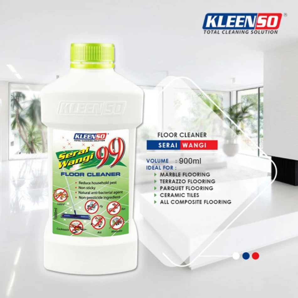 Kleenso Serai Wangi 99 Floor Cleaner 900ML best and safe way to repel mosquito, flies, cockroaches, ants and lizards - Image 7