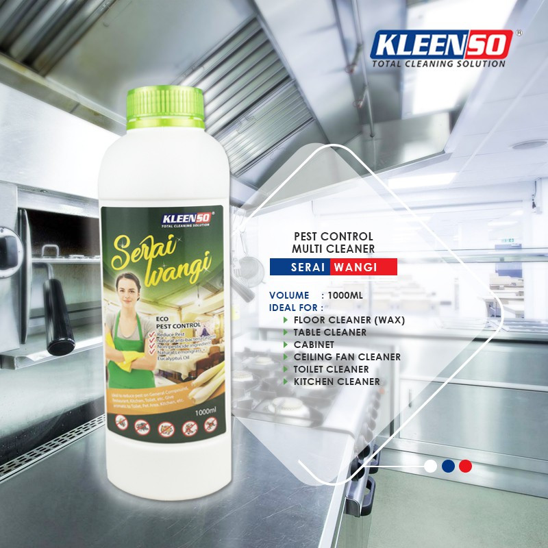 Kleenso Pest Control Multi Cleaner 5L (3 btls/ctn) Pencuci Lantai Pest Repellent 5 Litre - Image 4