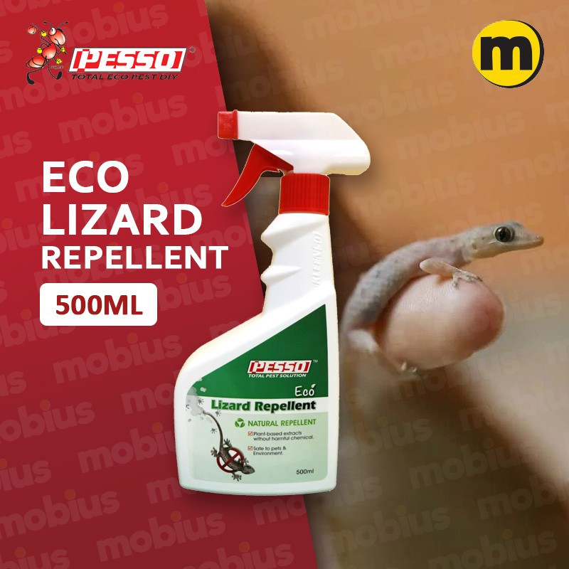 Kleenso Pesso Eco Lizard Repellent Liquid Spray 500ML Penghalau Halau Cicak Semburan Cecair Natural Plant Based Extracts