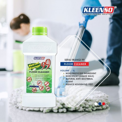 Kleenso Serai Wangi 99 Floor Cleaner 900ML best and safe way to repel mosquito, flies, cockroaches, ants and lizards - Image 4