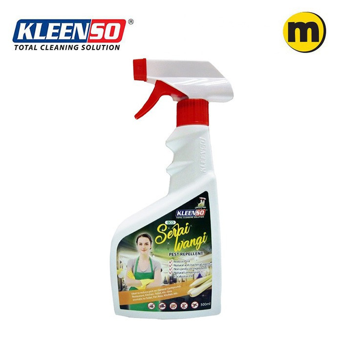 Kleenso Pest Repellent Cleaner Anti Bacterial Spray 500ML Pest Control Serai Wangi Anti Bakteria Semburan Cecair - Image 2