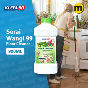 Kleenso Serai Wangi 99 Floor Cleaner 900ML best and safe way to repel mosquito, flies, cockroaches, ants and lizards