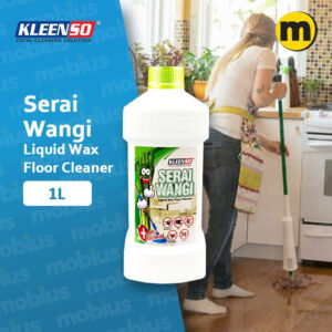 Kleenso Serai Wangi Liquid Wax Floor Cleaner 1L best and safe way to repel mosquito, flies, cockroaches, ants and lizard