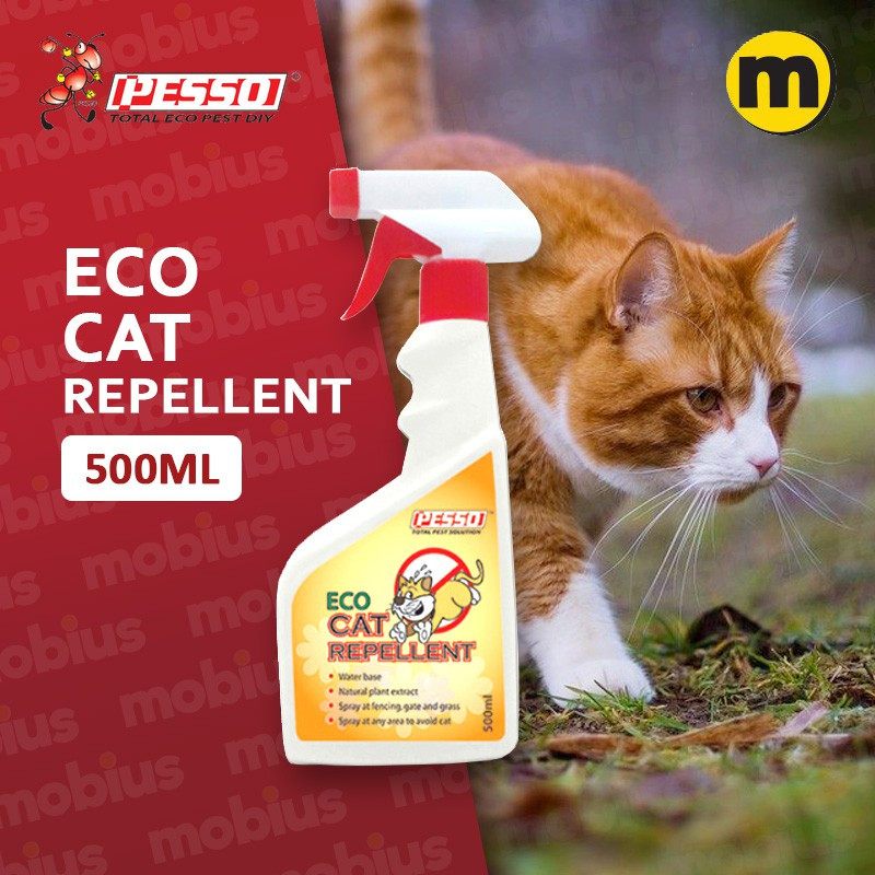Kleenso Pesso Eco Cat Repellent Liquid Spray 500ML Penghalau Halau Kucing Semburan Cecair No Harm to Plant and Animal