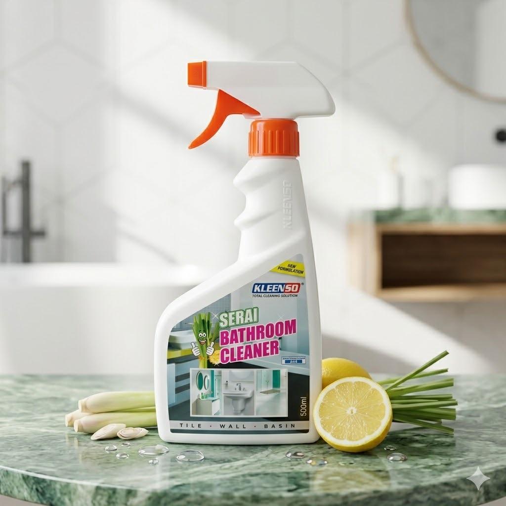 Kleenso Serai Bathroom Spray Cleaner 500ml - Tile, Wall & Basin Cleaner - Image 3