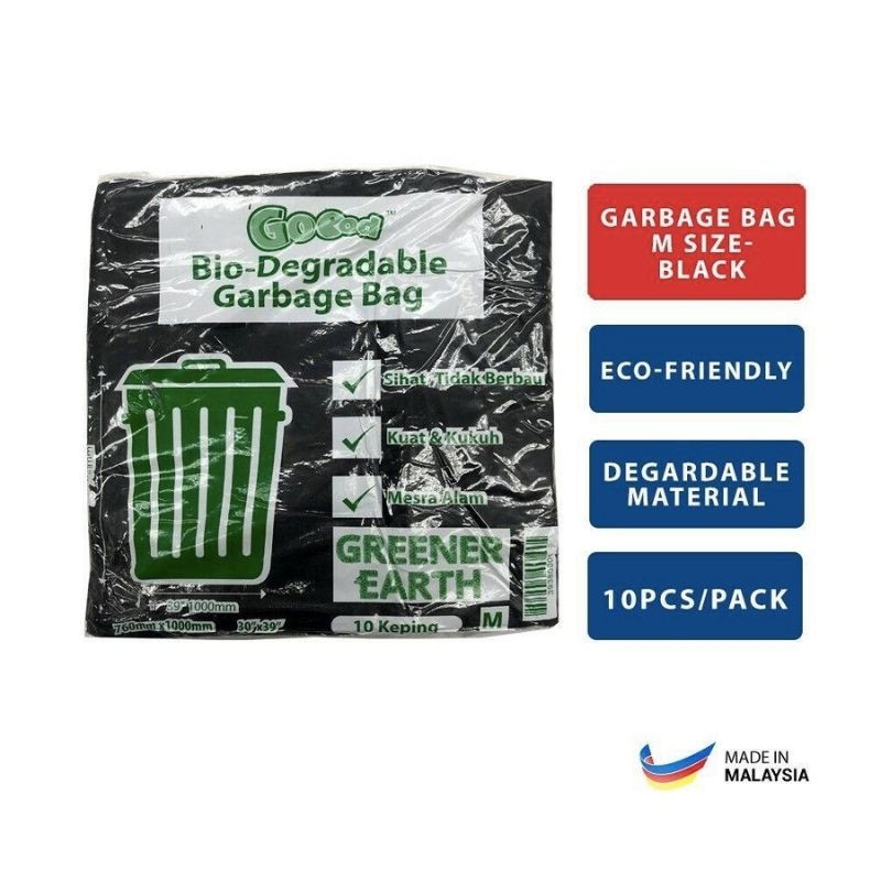 Kleenso Ordinary Garbage Bag M/L Size - Black - Image 4