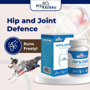 myKazoku Hip and Joint Defence 100g Mobility Support Pain Relief for Dogs Cats Senior Pets