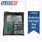 Kleenso Ordinary Garbage Bag M/L Size - Black