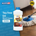 KLEENSO 9 in 1 Wood Floor Cleaner Tea Tree Oil 900ML anti bacterial, reduce inserts, non-sticky and extra shining clean