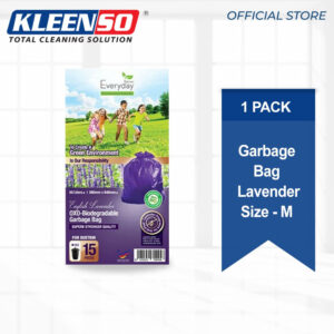 Everday M15 Lavender/Lemongrass Oxo-Biodegradable Garbage Bag M size - Lavender/Lemongrass