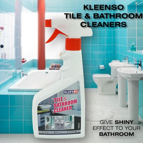 Kleenso Tile & Bathroom Spray Cleaner 500ml Anti-Bacterial Cleaner for Grout, Tiles Cleaning, Kill Germ, Dispel Odour - Image 3
