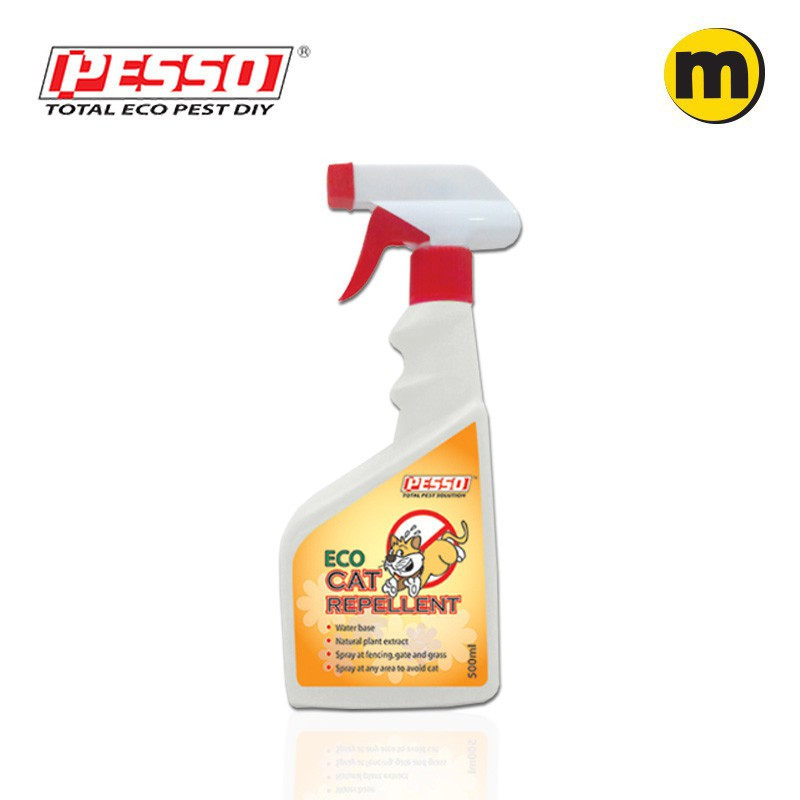 Kleenso Pesso Eco Cat Repellent Liquid Spray 500ML Penghalau Halau Kucing Semburan Cecair No Harm to Plant and Animal - Image 2