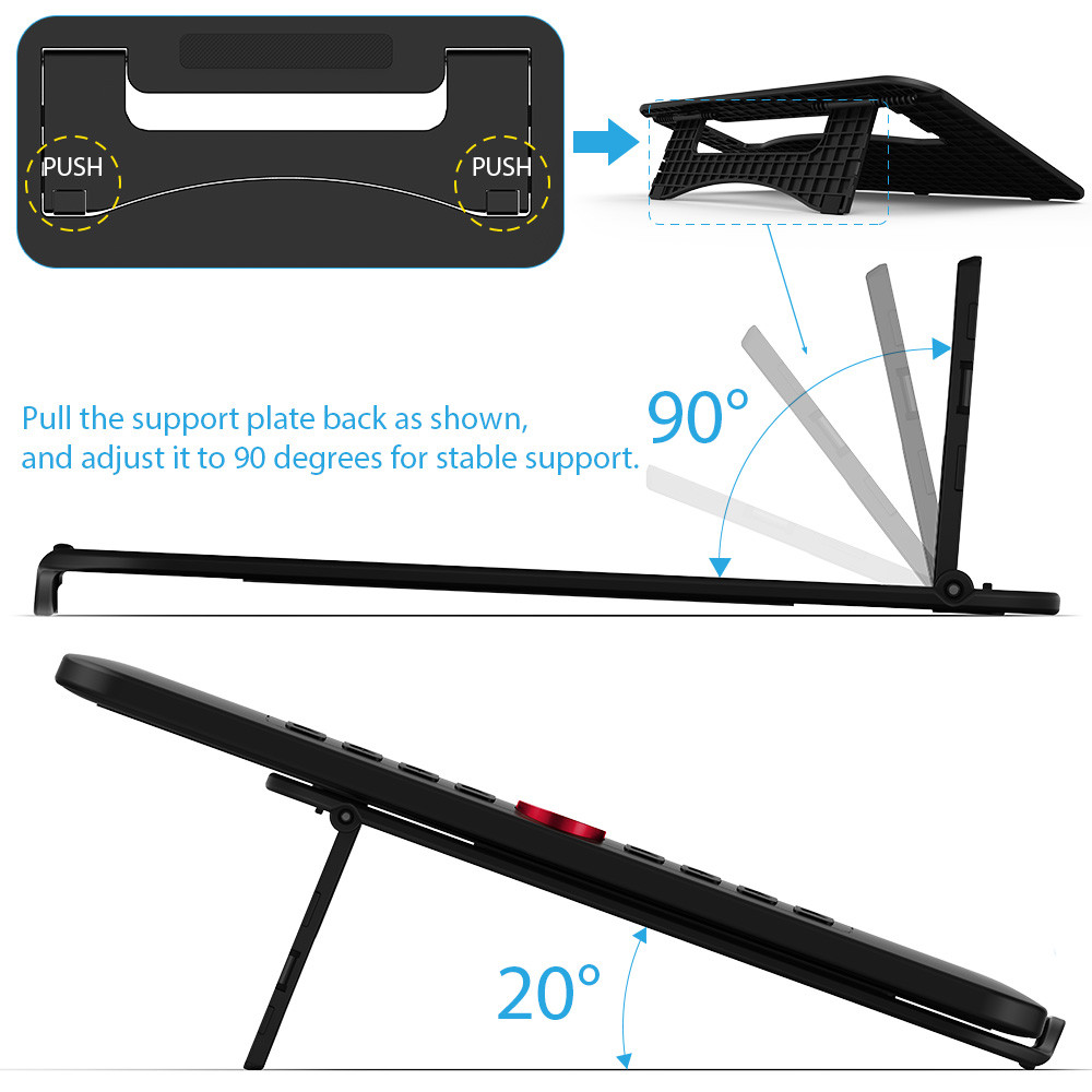 XP-Pen AC41 / AC42 Drawing Display Tablet Stand for Artist 15.6 / Artist 12 / Artist 12 & 13 Second Generation - Image 5