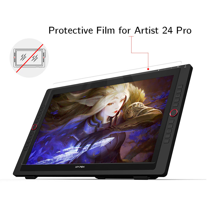 XP-Pen Tablet Protective Film for Artist 24 Pro (1PCS/Pack) - Image 3