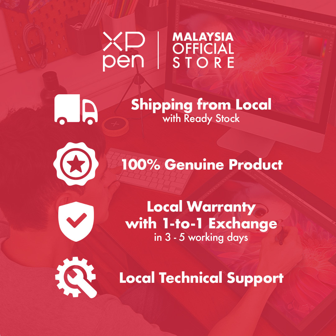 XP-Pen Deco L Black with X3 Smart Chip - Image 8