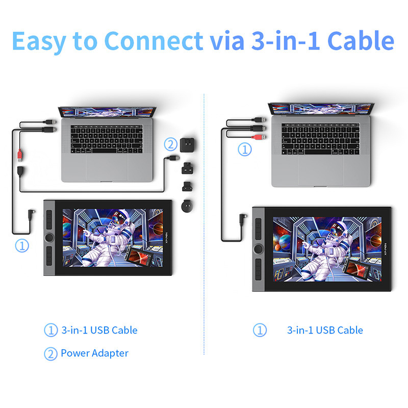 XP-Pen Artist 16 Pro with X3 Smart Chip Display Graphic Display Pen Tablet - Image 4