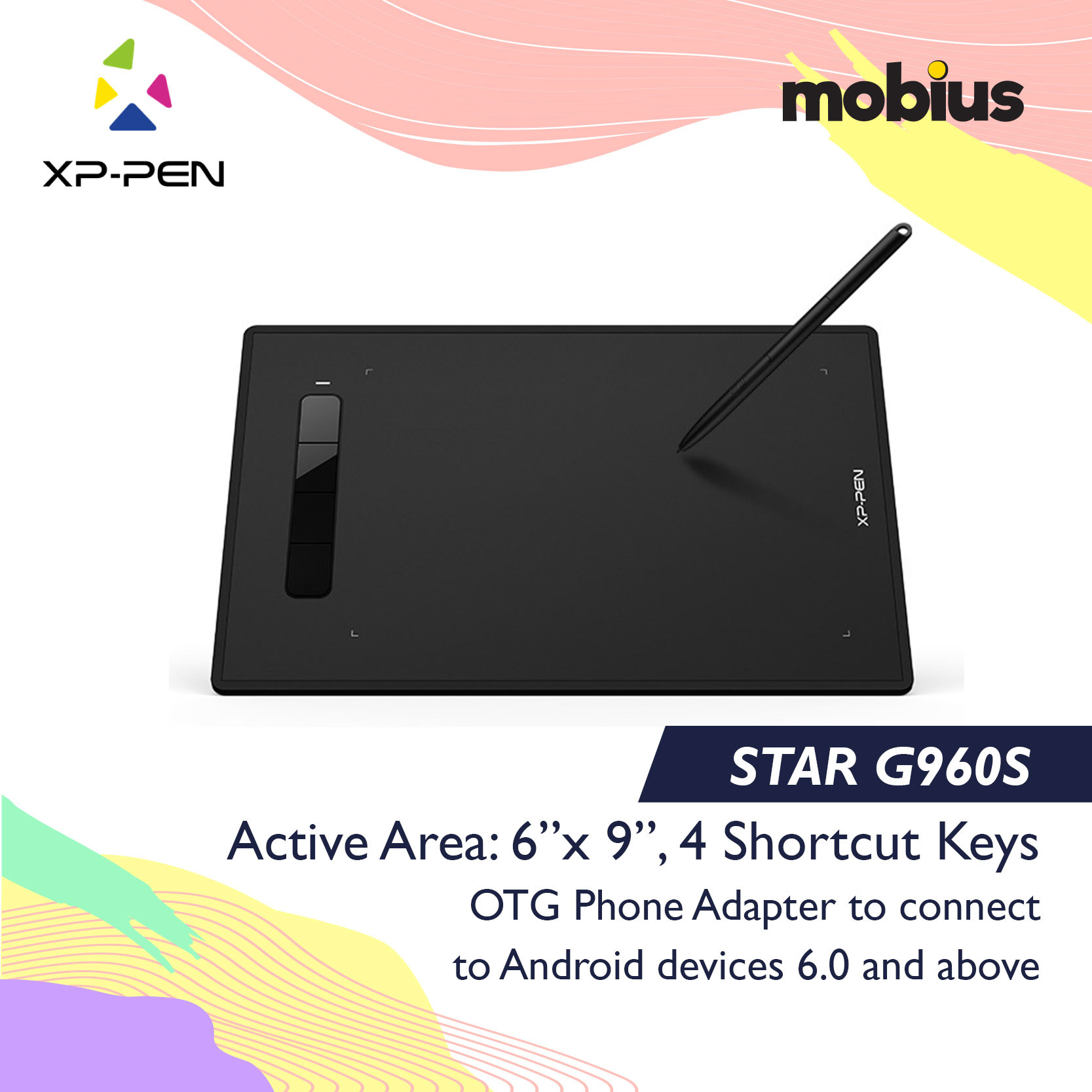 XP-Pen Star G960S Drawing Tablet