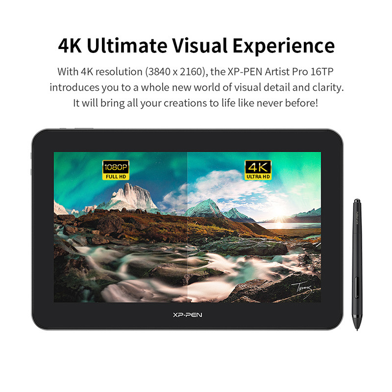 XP-Pen Artist 16TP - 4K Display with MultiTouch Features Graphic Display Pen Tablet - Image 2