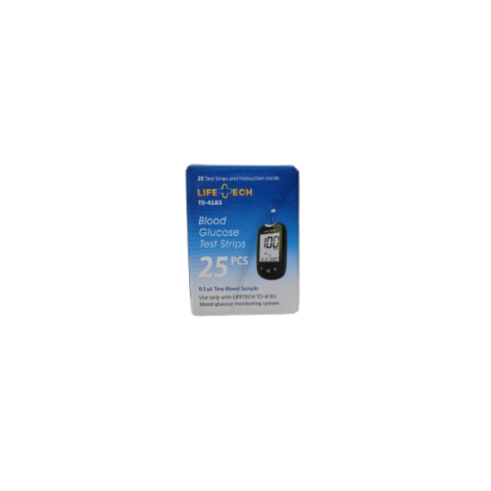 LifeTech TD-4183 Blood Glucose Monitoring Machine/Test Strips 25PCS/Safety Lancet 25PCS - Image 4