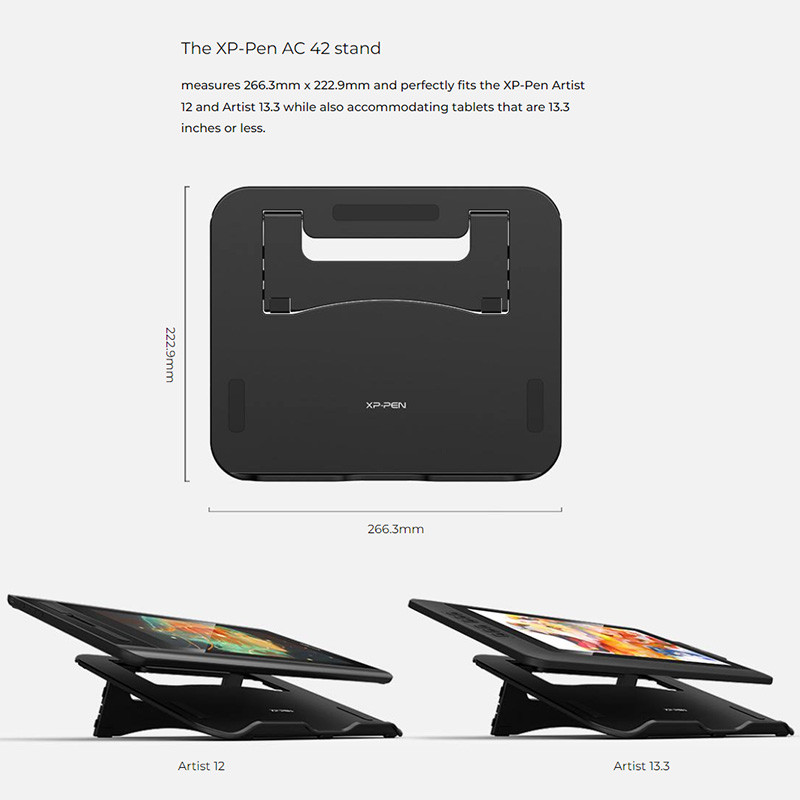 XP-Pen AC41 / AC42 Drawing Display Tablet Stand for Artist 15.6 / Artist 12 / Artist 12 & 13 Second Generation - Image 7