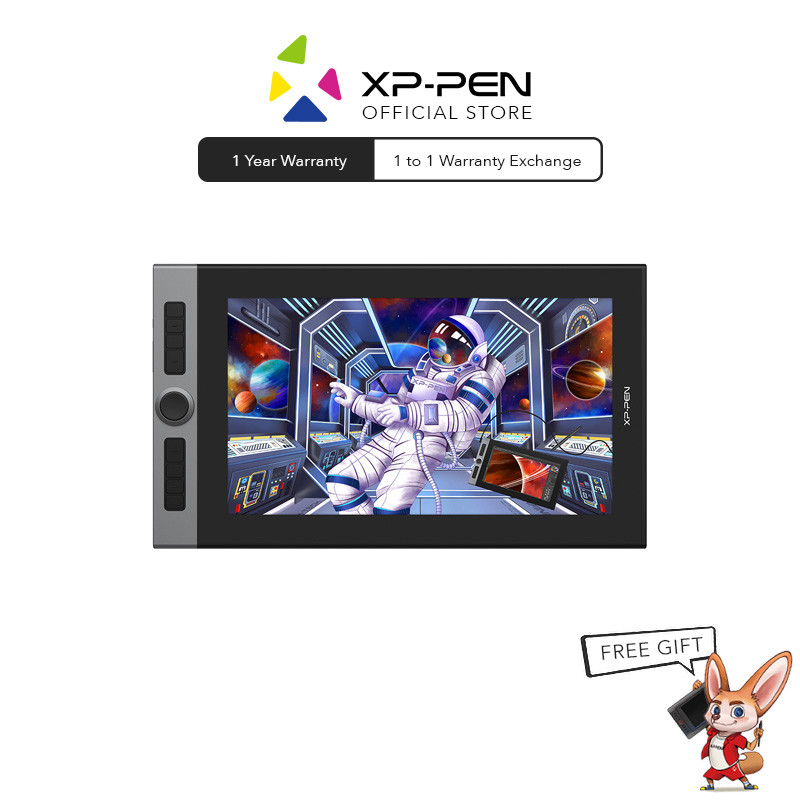 XP-Pen Artist 16 Pro with X3 Smart Chip Display Graphic Display Pen Tablet