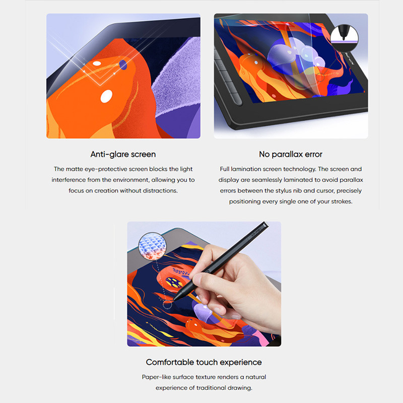 XP-Pen Artist 16 Second Generation with X3 Smart Chip Drawing Tablet Display - Image 4