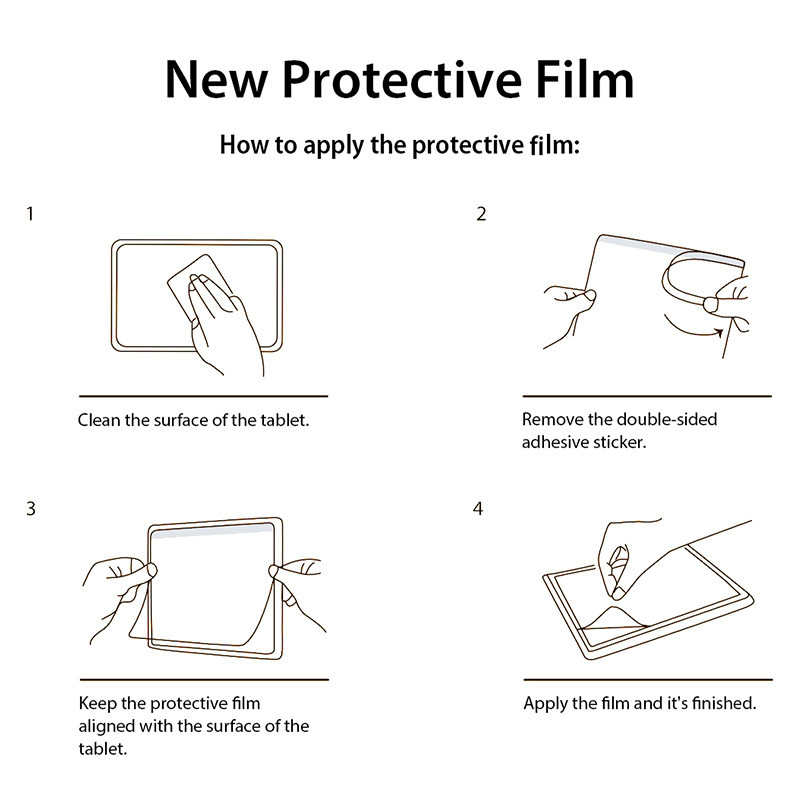 XP-Pen Tablet Protective Film for Artist 24 Pro (1PCS/Pack) - Image 4